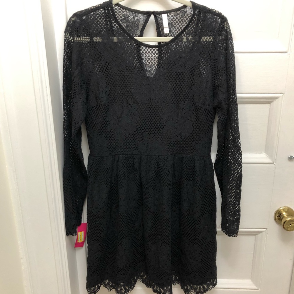 Lace Long Sleeve Dress